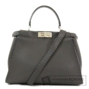 Fendi Peekaboo Selleria Handbag Calfskin